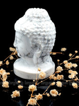 Howlite Buddha Face