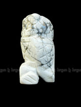 Howlite Owl Sculpture 