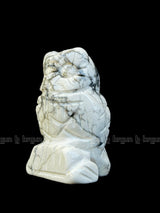 Howlite Owl Sculpture 