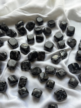 NaturalIndigo Gabroo tumbled crystals by Braun Homes √ê polished healing stones for meditation, Reiki, chakra balancing, anxiety relief, and spiritual energy protection in deep purple hues