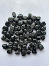 NaturalIndigo Gabroo tumbled crystals by Braun Homes √ê polished healing stones for meditation, Reiki, chakra balancing, anxiety relief, and spiritual energy protection in deep purple hues