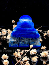 Lapis Lazuli Laughing Buddha Medium