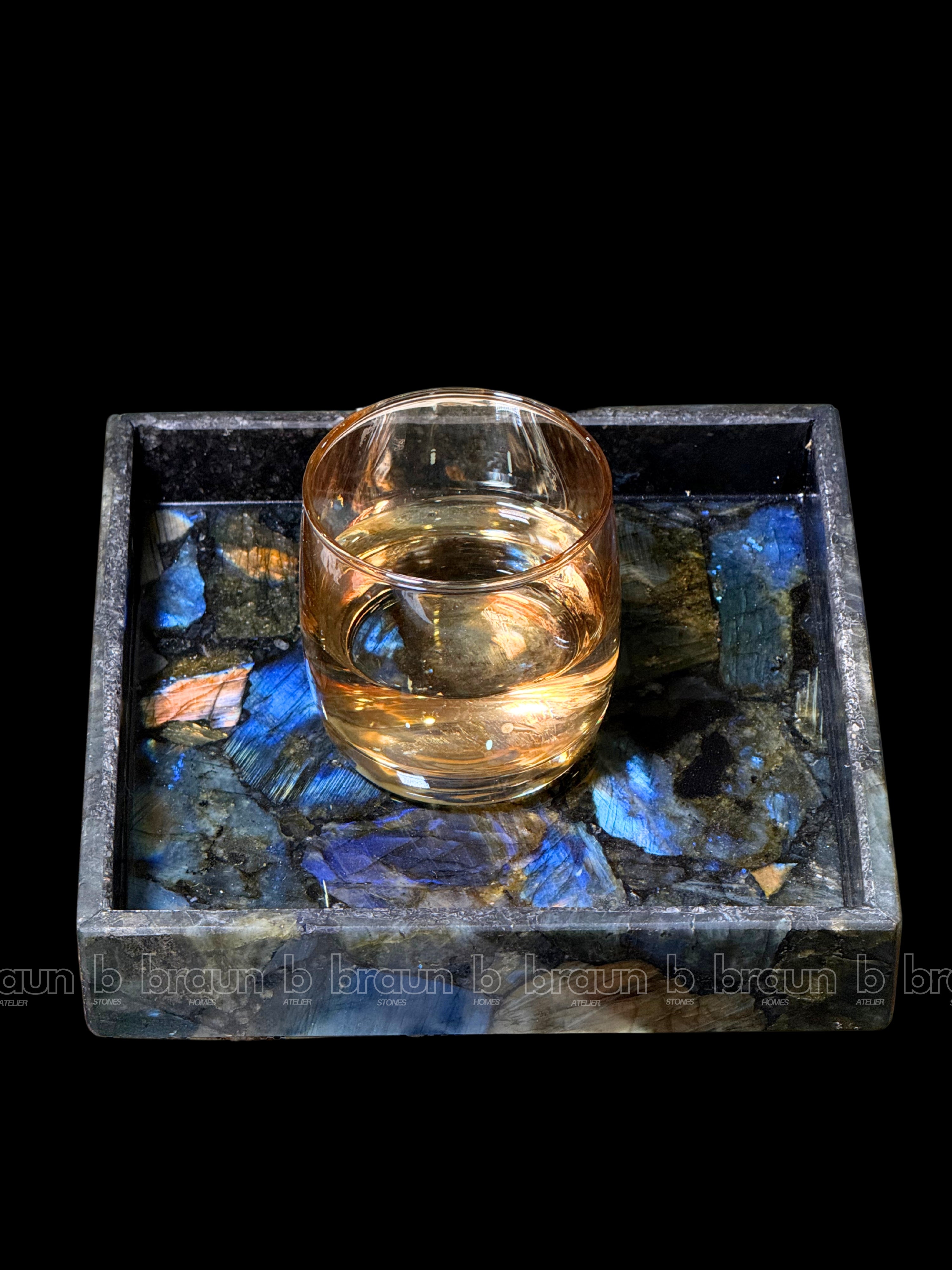 Labradorite Square Tray