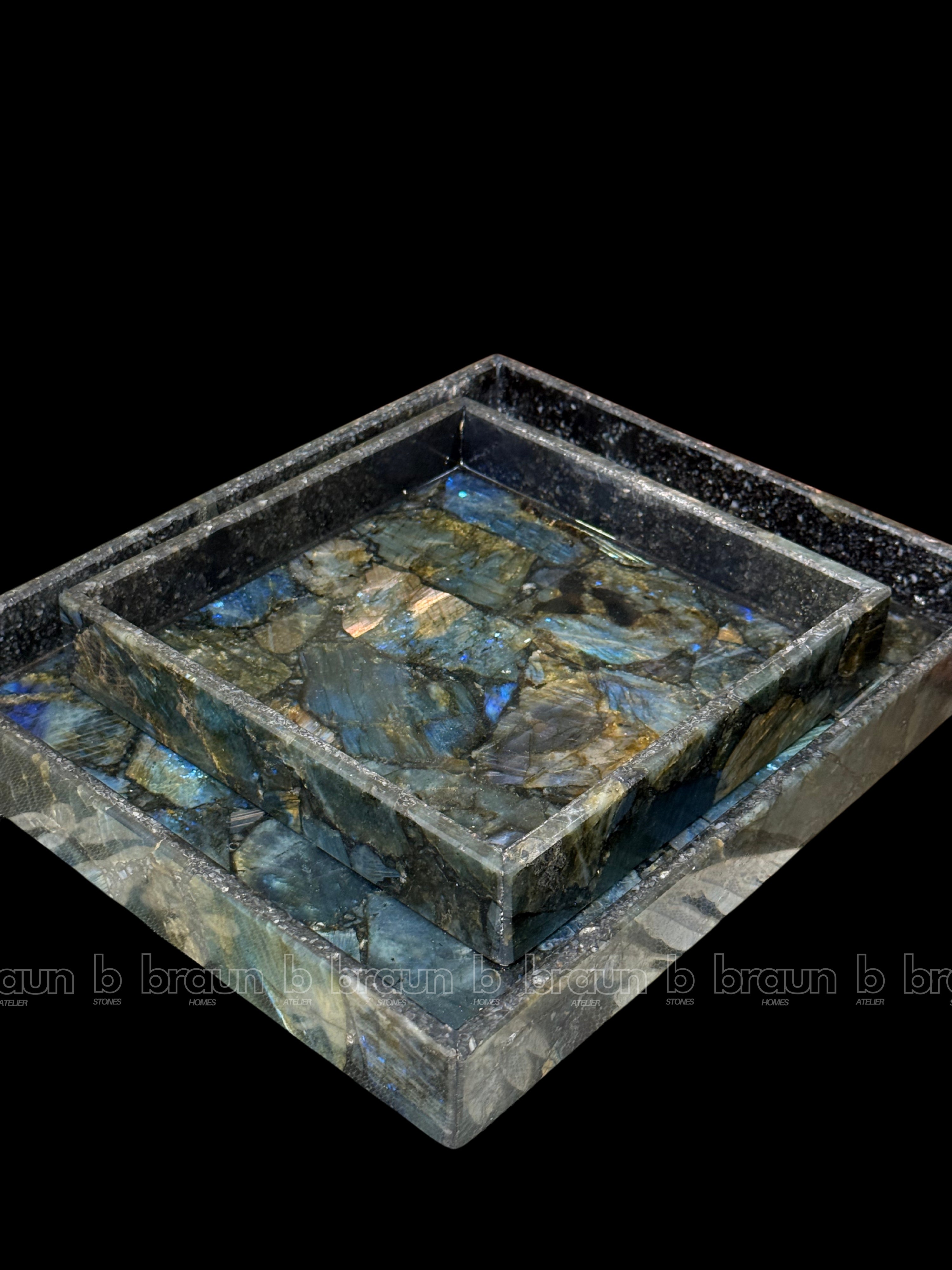 Labradorite Square Tray