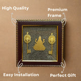 Pyrite Lakshmi Ji Vastu Frame | Wealth-Attracting Spiritual Wall Décor