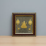 Pyrite Lakshmi Ji Vastu Frame | Wealth-Attracting Spiritual Wall Décor