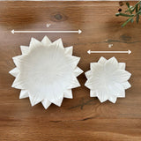 Lotus Marble Plate  - 9 inch
