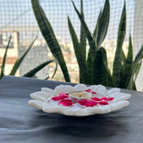 Lotus Marble Plate -6 inch