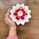 Lotus Marble Plate -6 inch