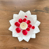 Lotus Marble Plate -6 inch