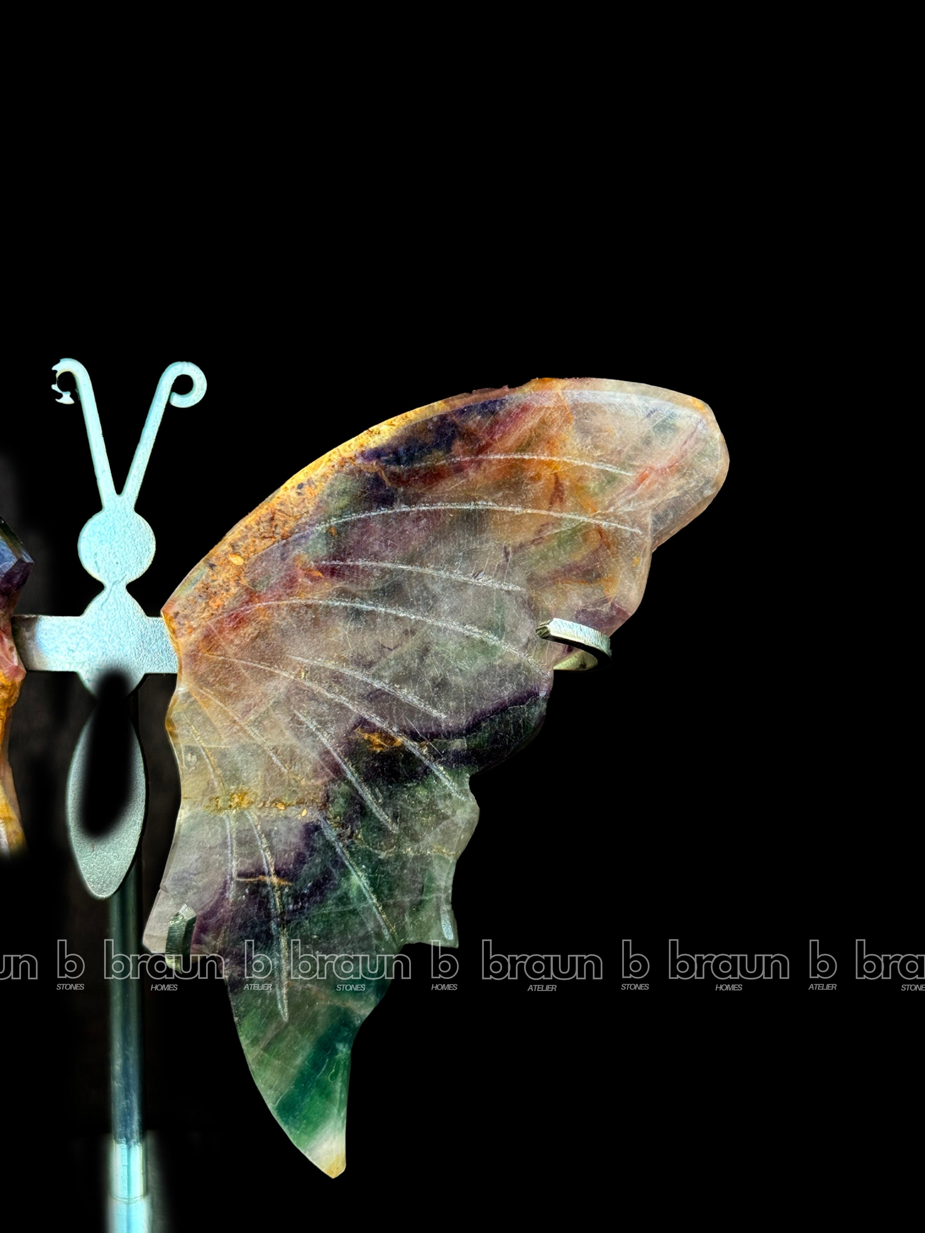 Multicolor Fluorite Butterfly