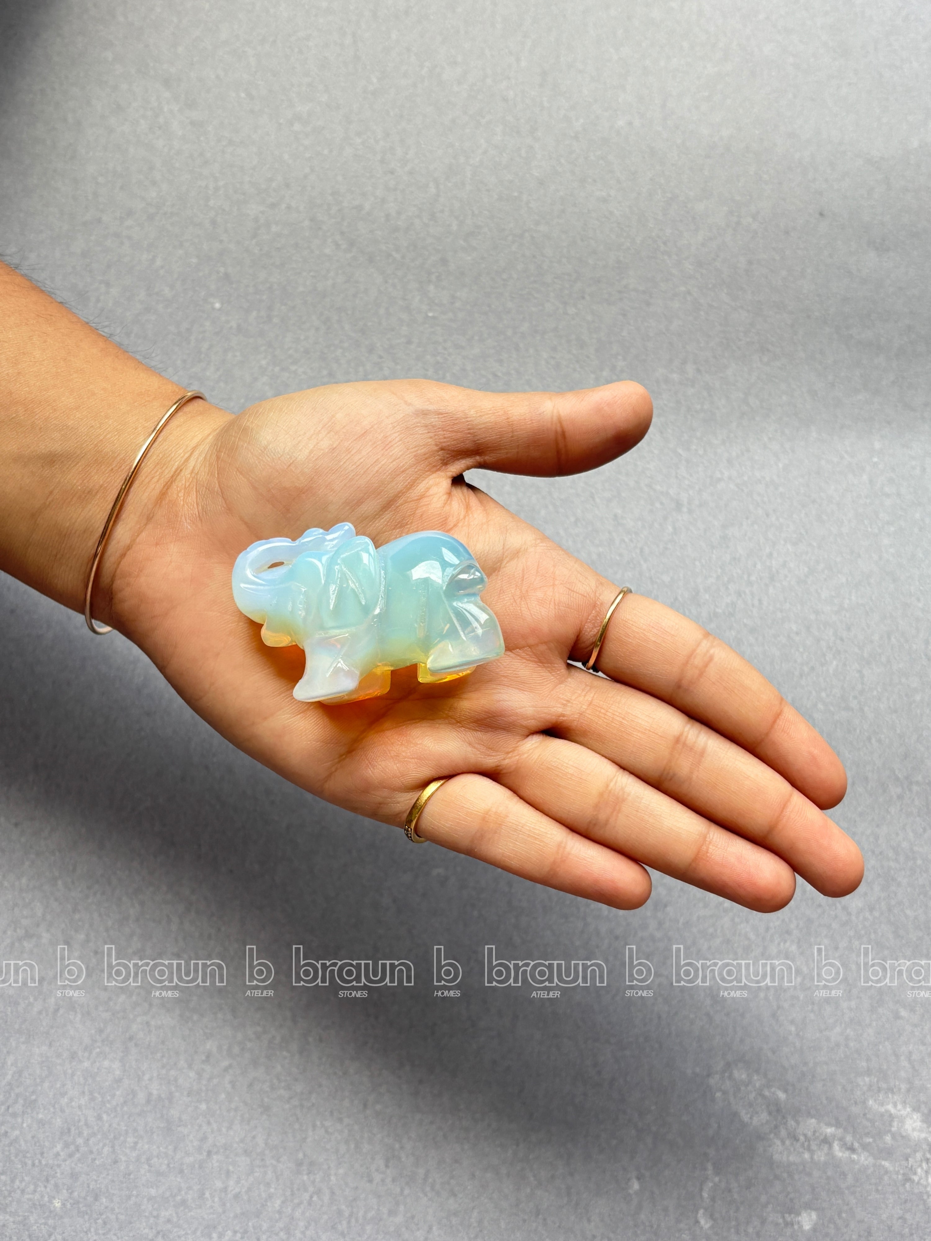 Opal Elephant Small