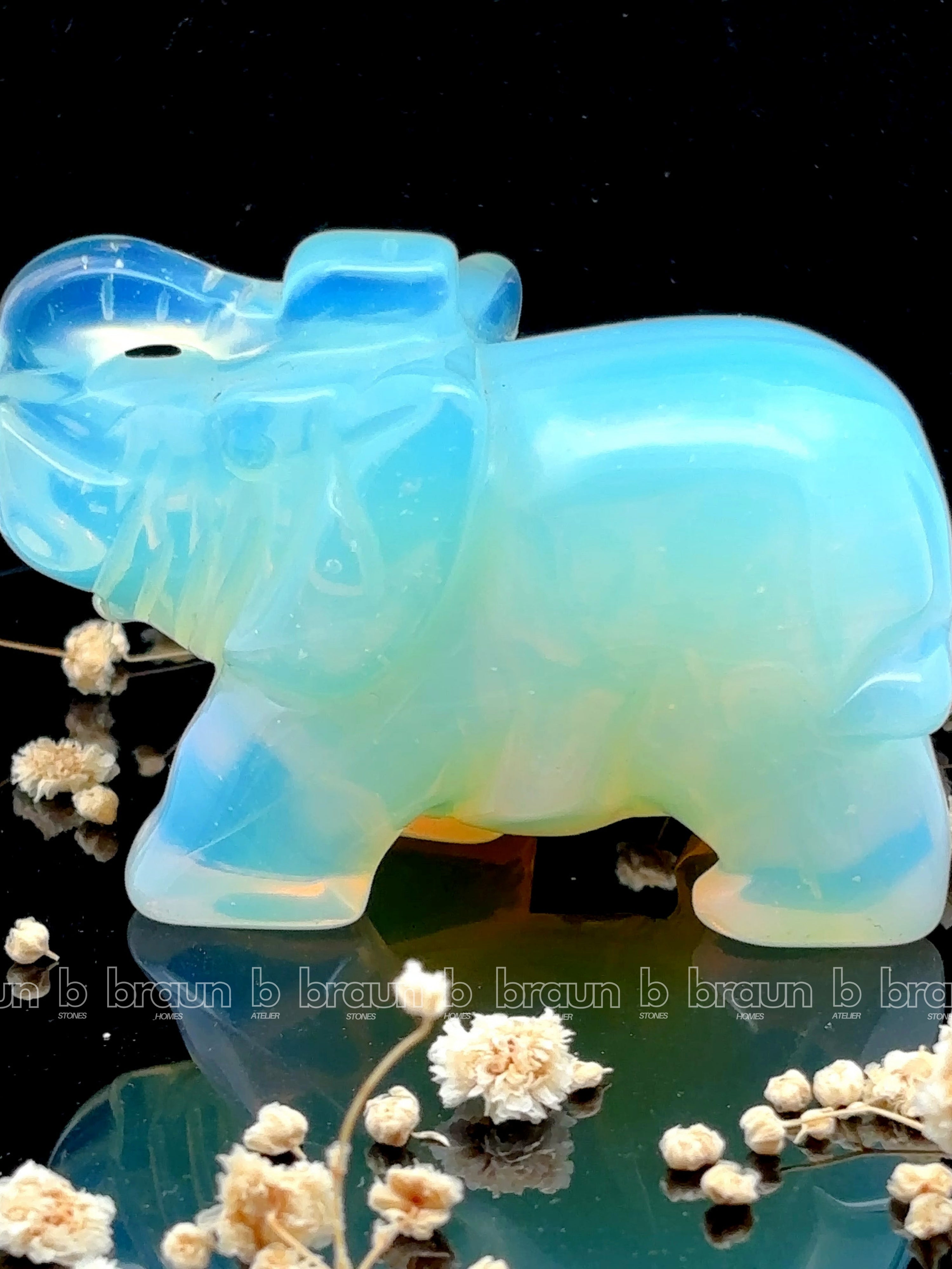 Opal Elephant Large