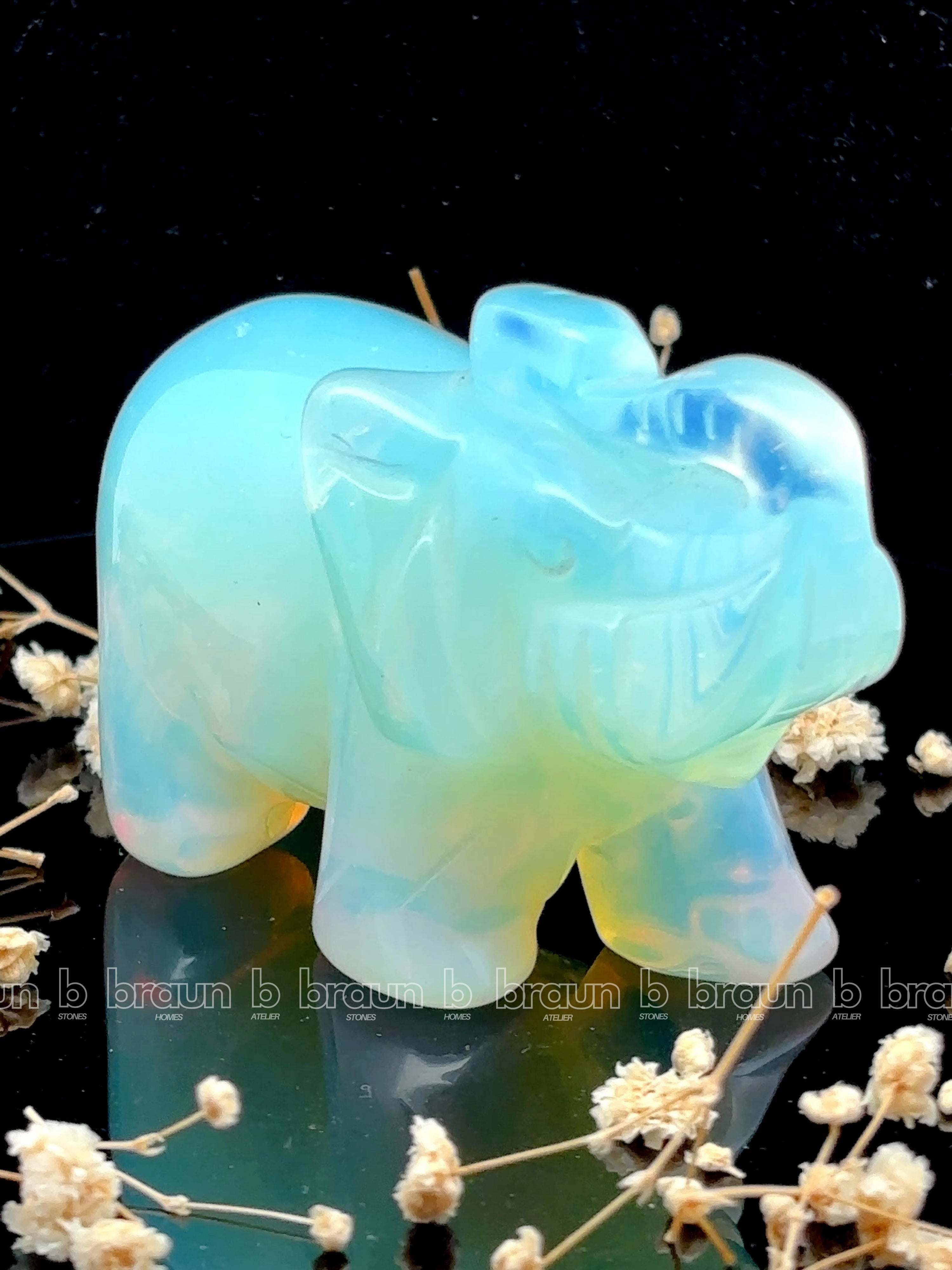 Opal Elephant Large