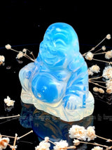Opal Laughing Buddha  Medium