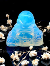 Opal Laughing Buddha  Medium