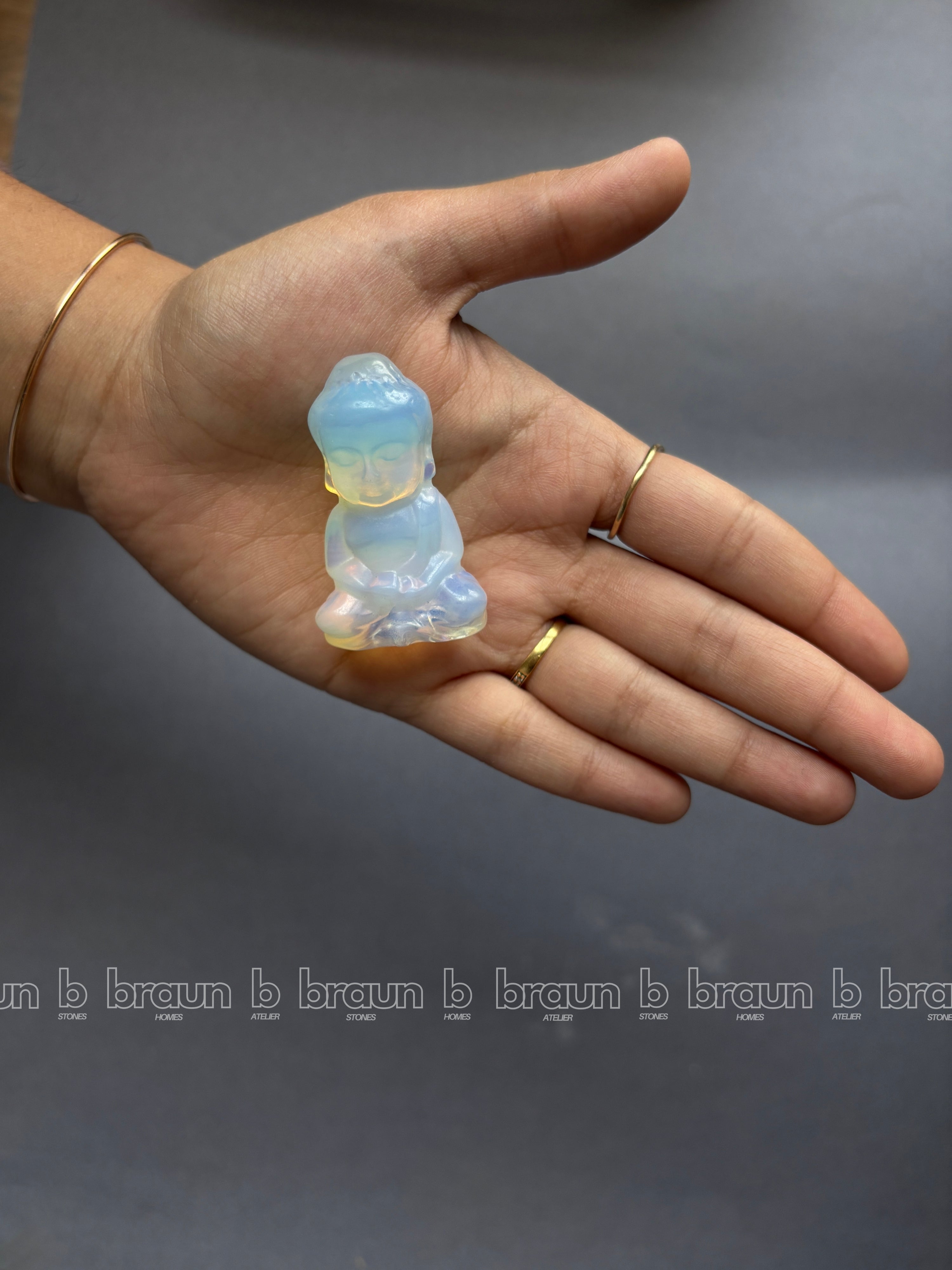 Opal Sitting Buddha Medium