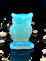 Opal Owl Sculpture 