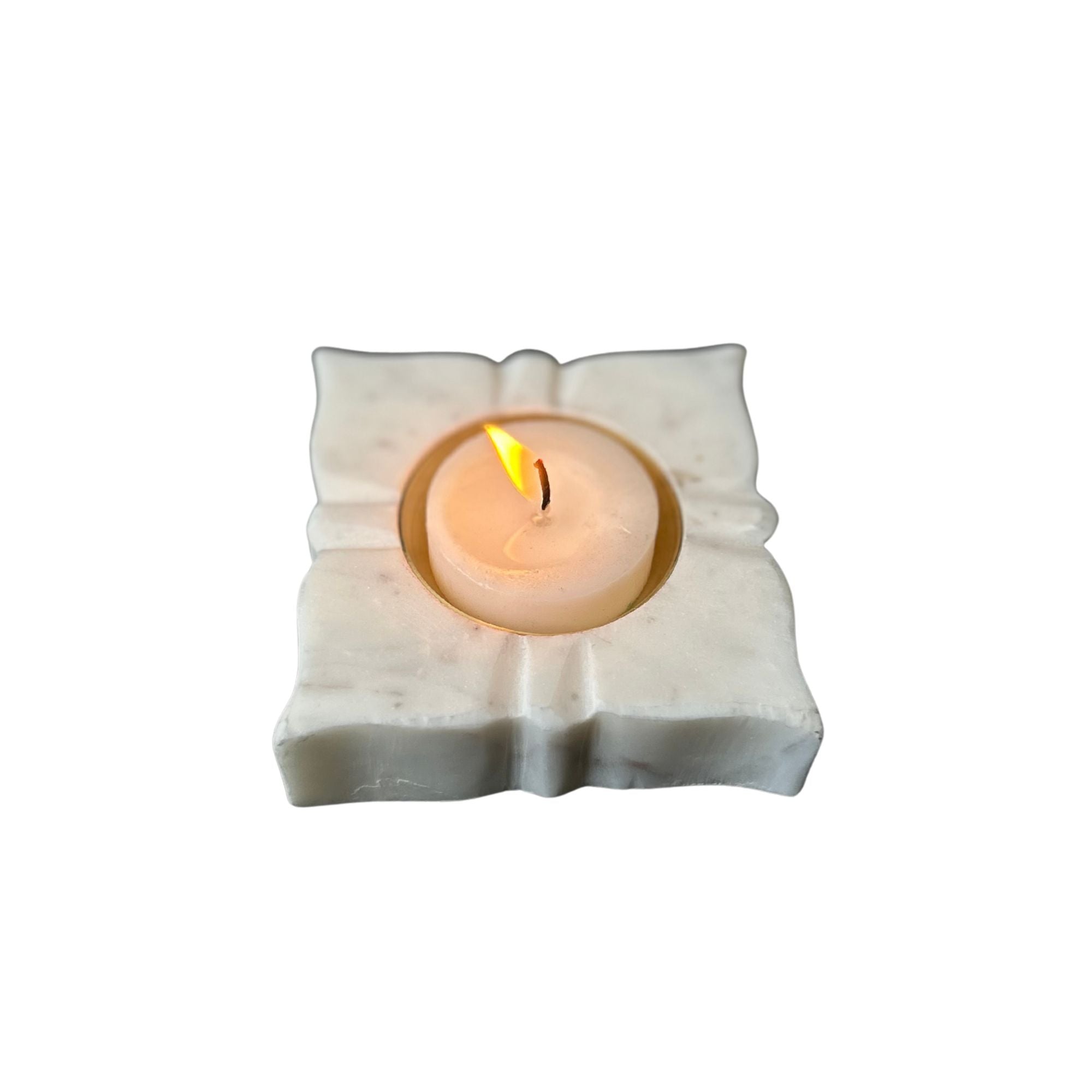Marble Diya - Pansy