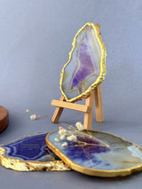 Purple Agate Coasters