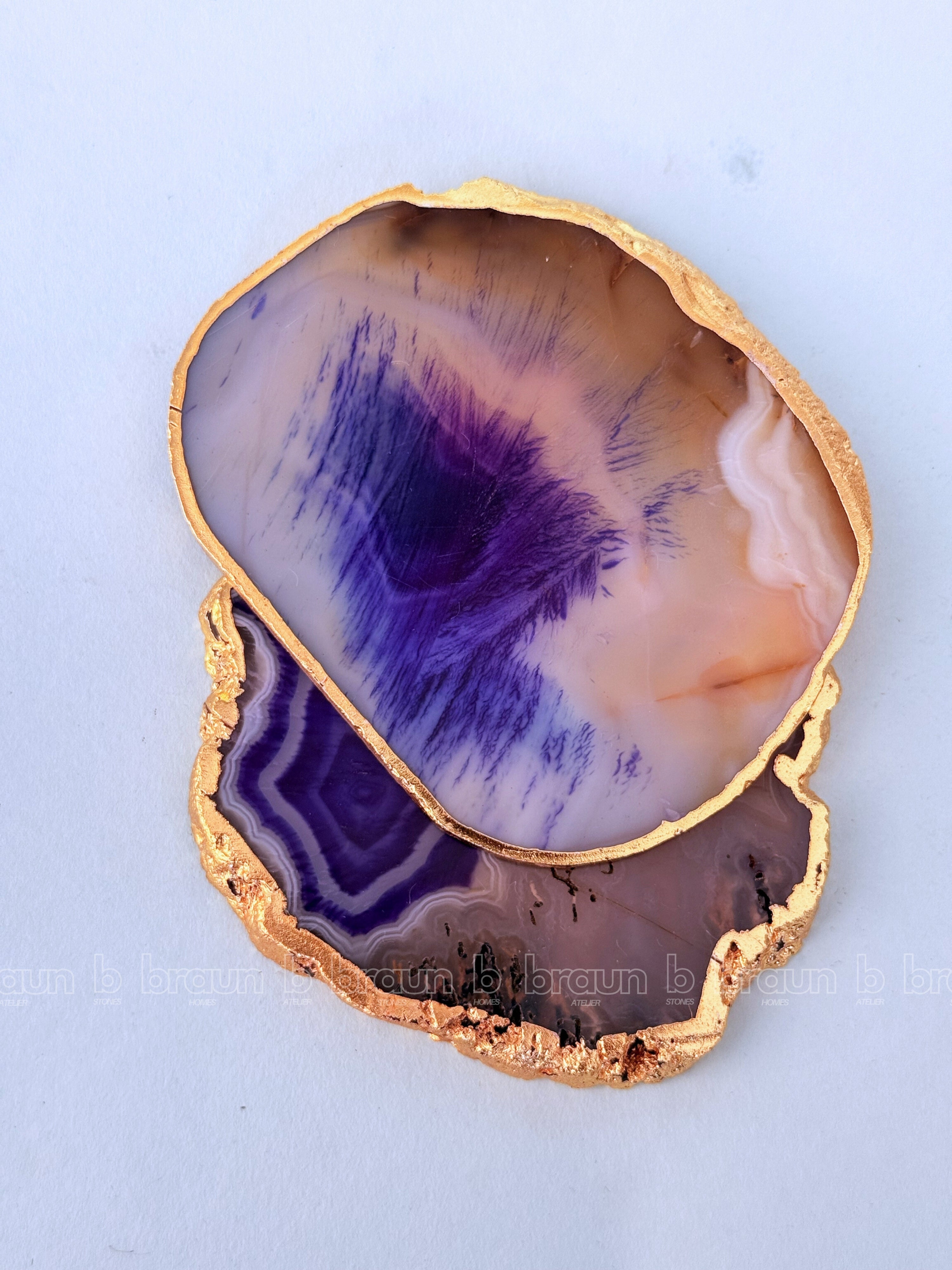 Purple Agate Coasters