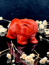 Red Jasper Elephant Xsmall