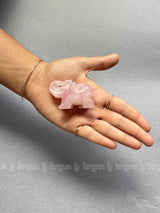 Rose Quartz Elephant Small
