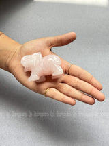 Rose Quartz Elephant Medium