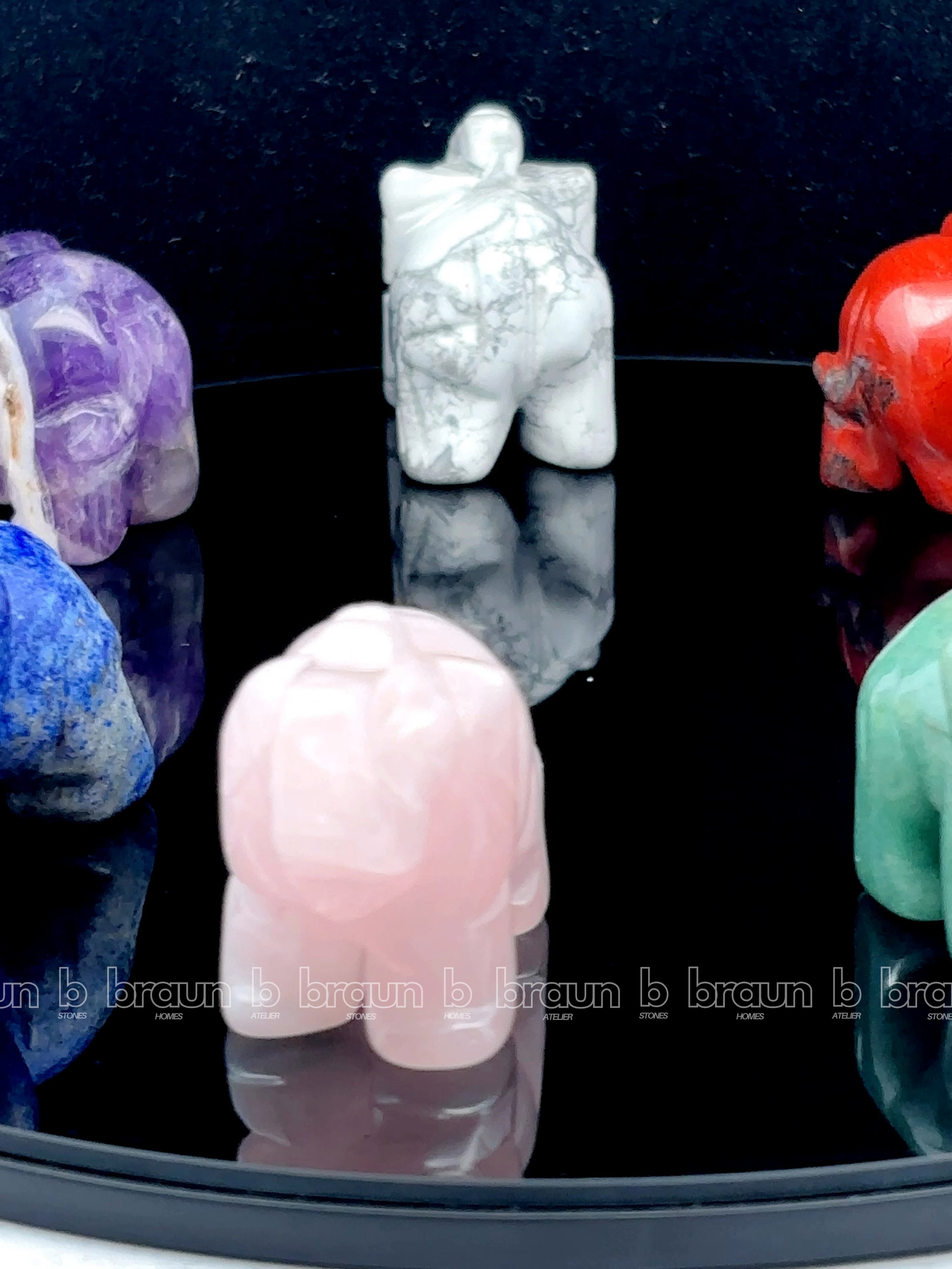 Rose Quartz Elephant Large