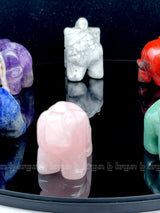 Rose Quartz Elephant Large