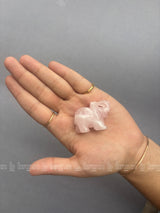 Rose Quartz Elephant Xsmall