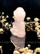 Rose Quartz Sitting Buddha Medium