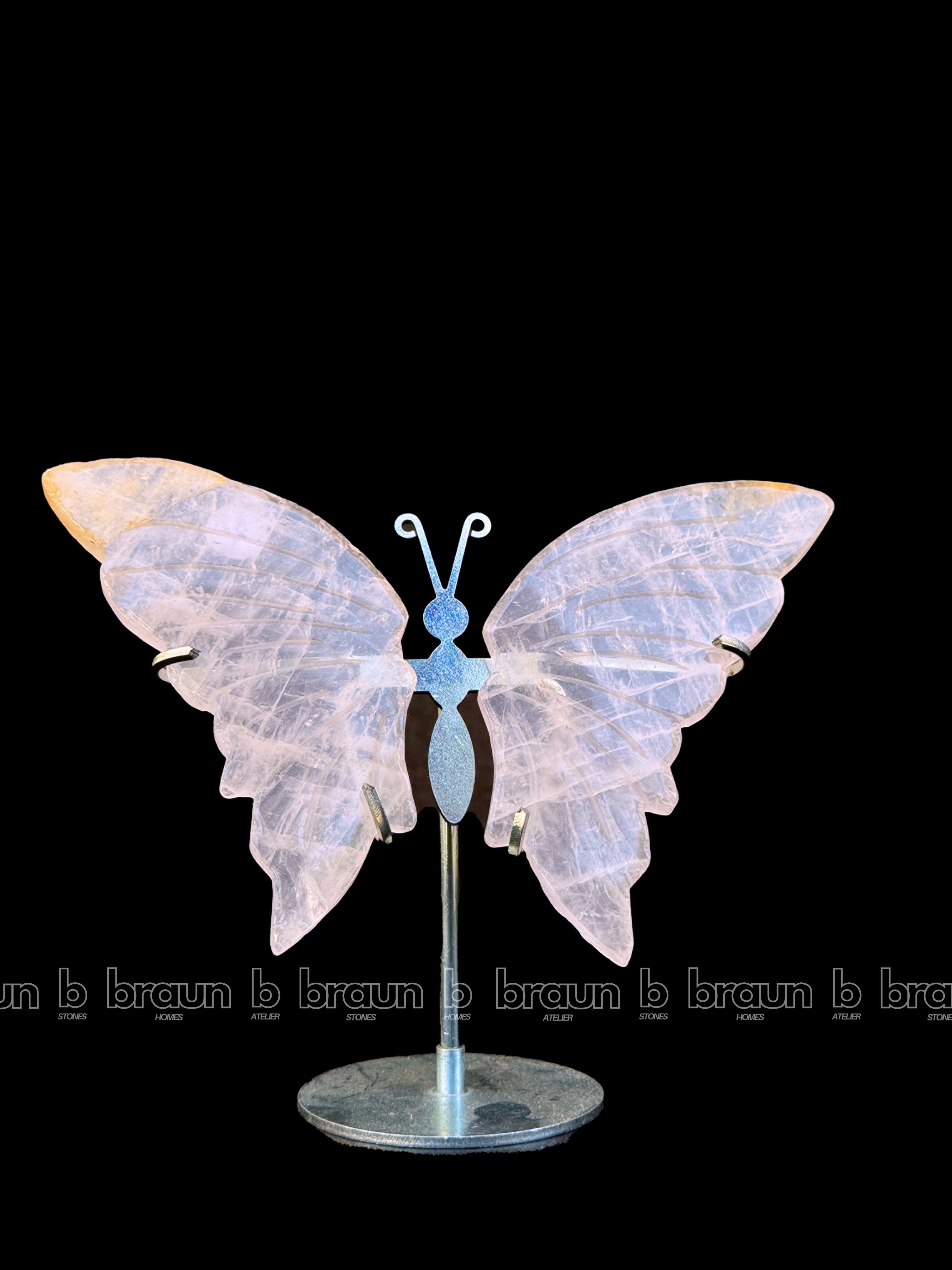 Rose Quartz Butterfly