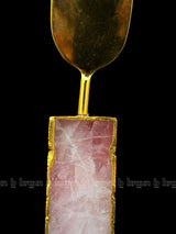 Rose Quartz Cake Server