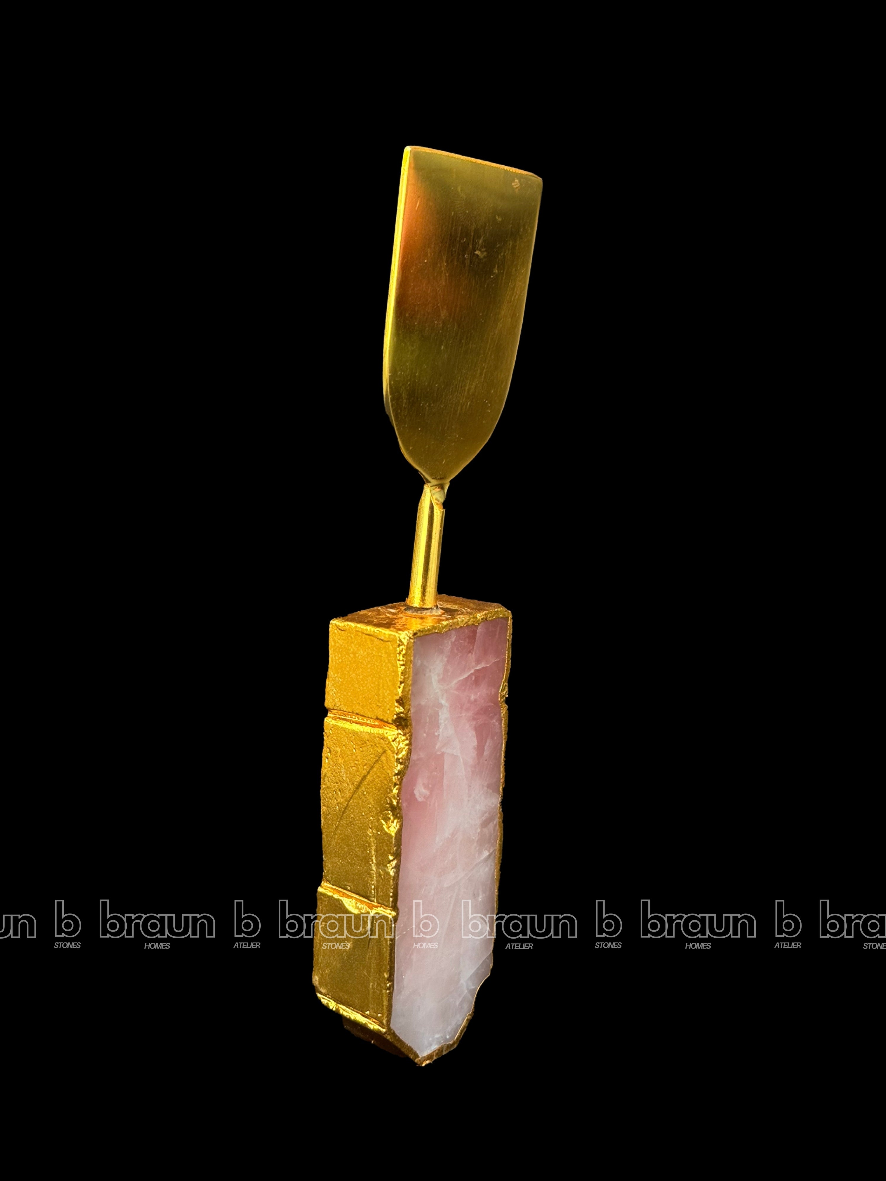 Rose Quartz Cake Server