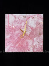 Rose Quartz Square Wall Clock