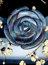 Ruby Kyanite Flower Sculpture