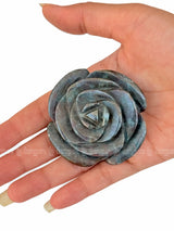 Ruby Kyanite Flower Sculpture