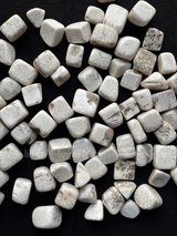 NaturalScolesite tumbled crystals by Braun Homes √ê polished healing stones for meditation, Reiki, chakra balancing, anxiety relief, and spiritual energy protection in deep purple hues