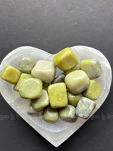 Selenite Heart Charging Tray