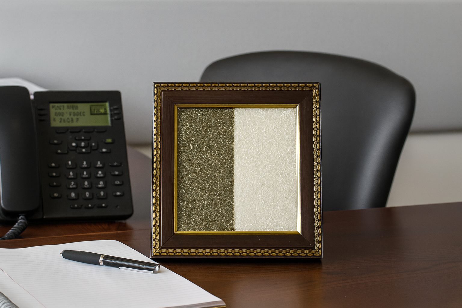 Pyrite Stone Vastu Frame | Pyrite Selenite | Wall Decor for Wealth & Protection