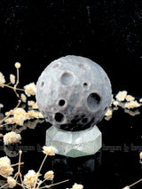 Silver obsidian Sphere