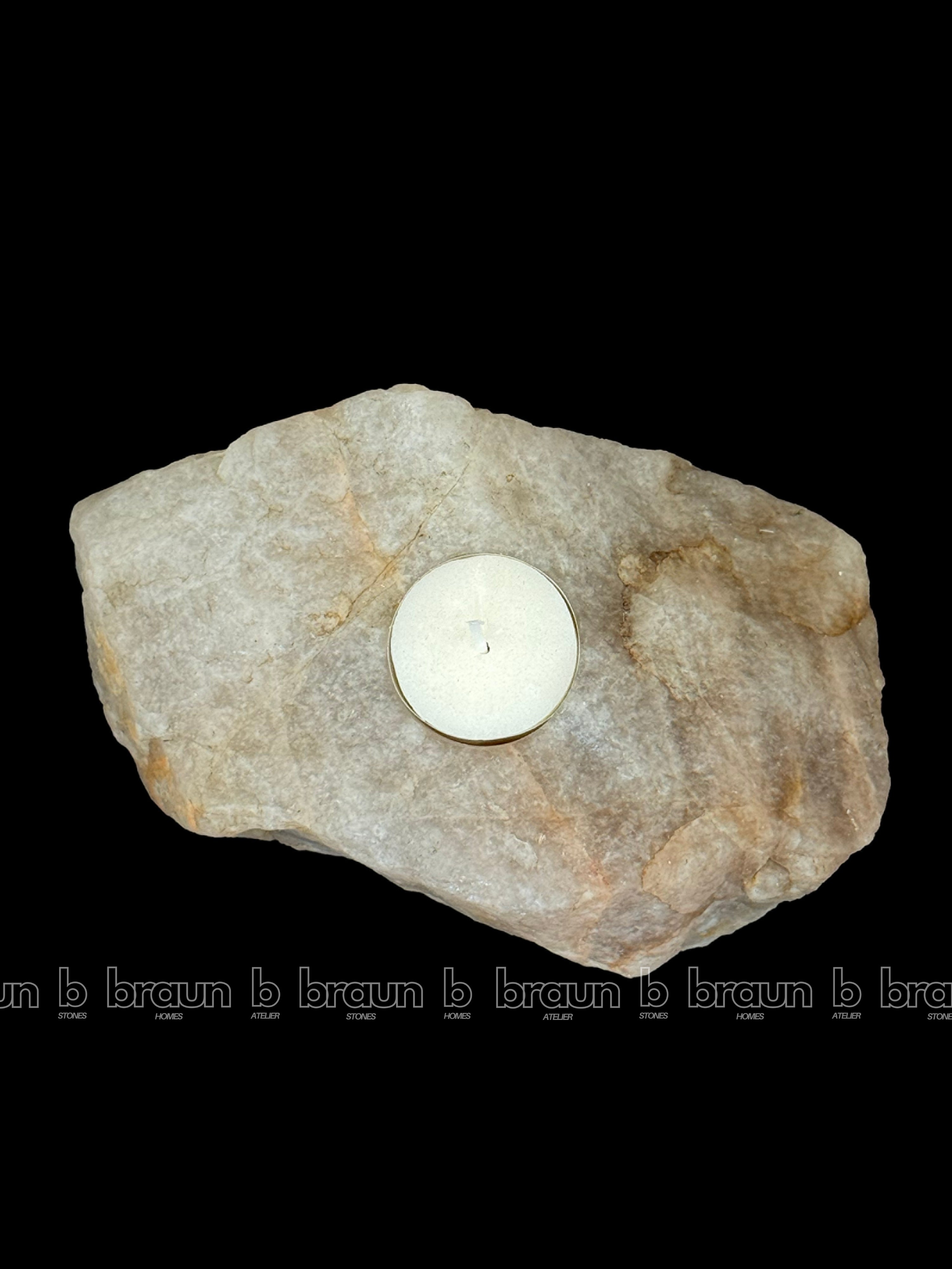 Smokey Quartz Tealight Medium