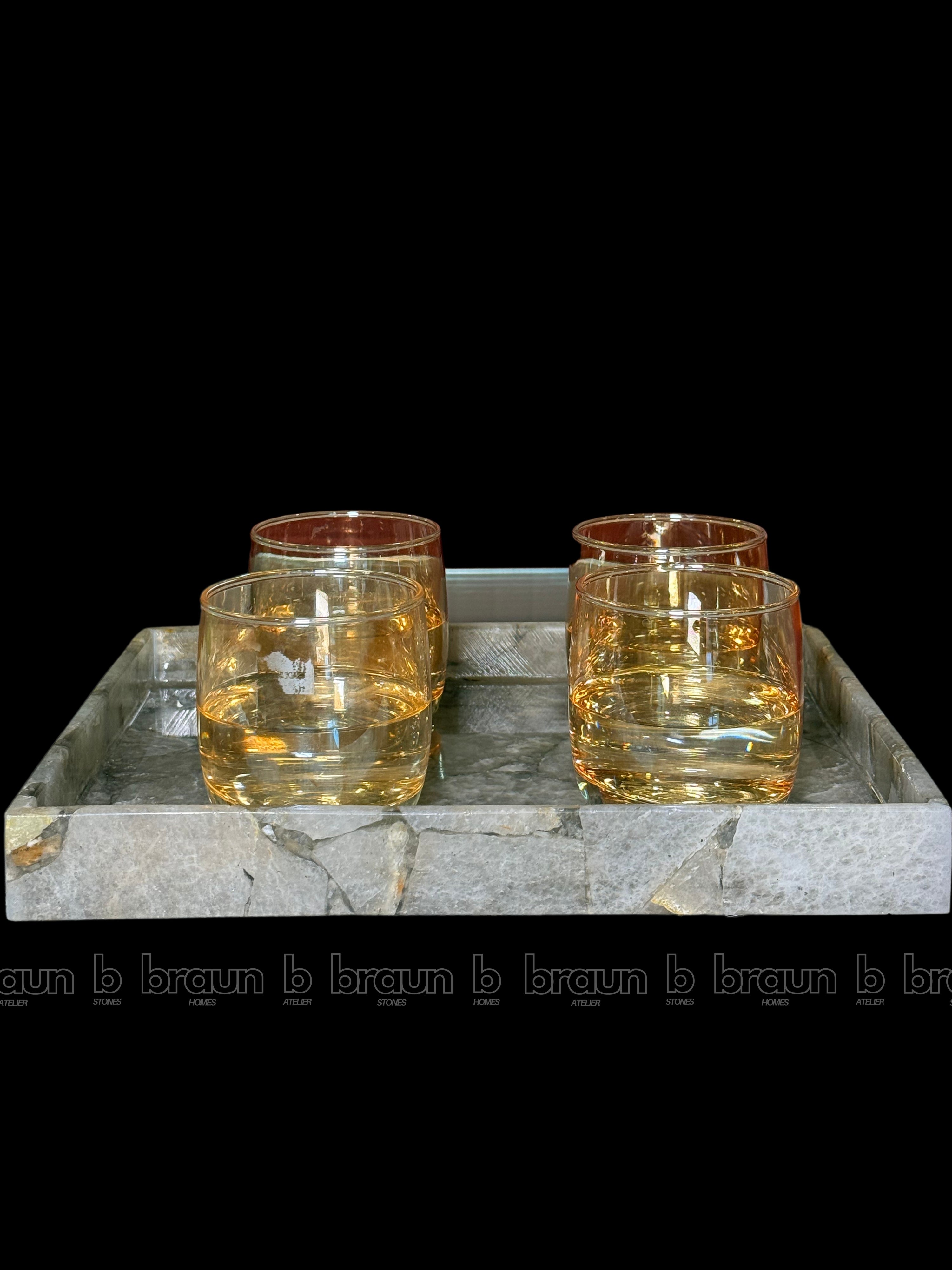 Smokey Quartz Rectangle Tray