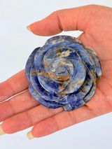 Sodalite Flower Sculpture 
