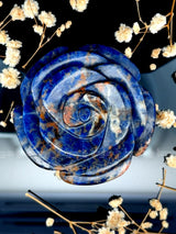 Sodalite Flower Sculpture 