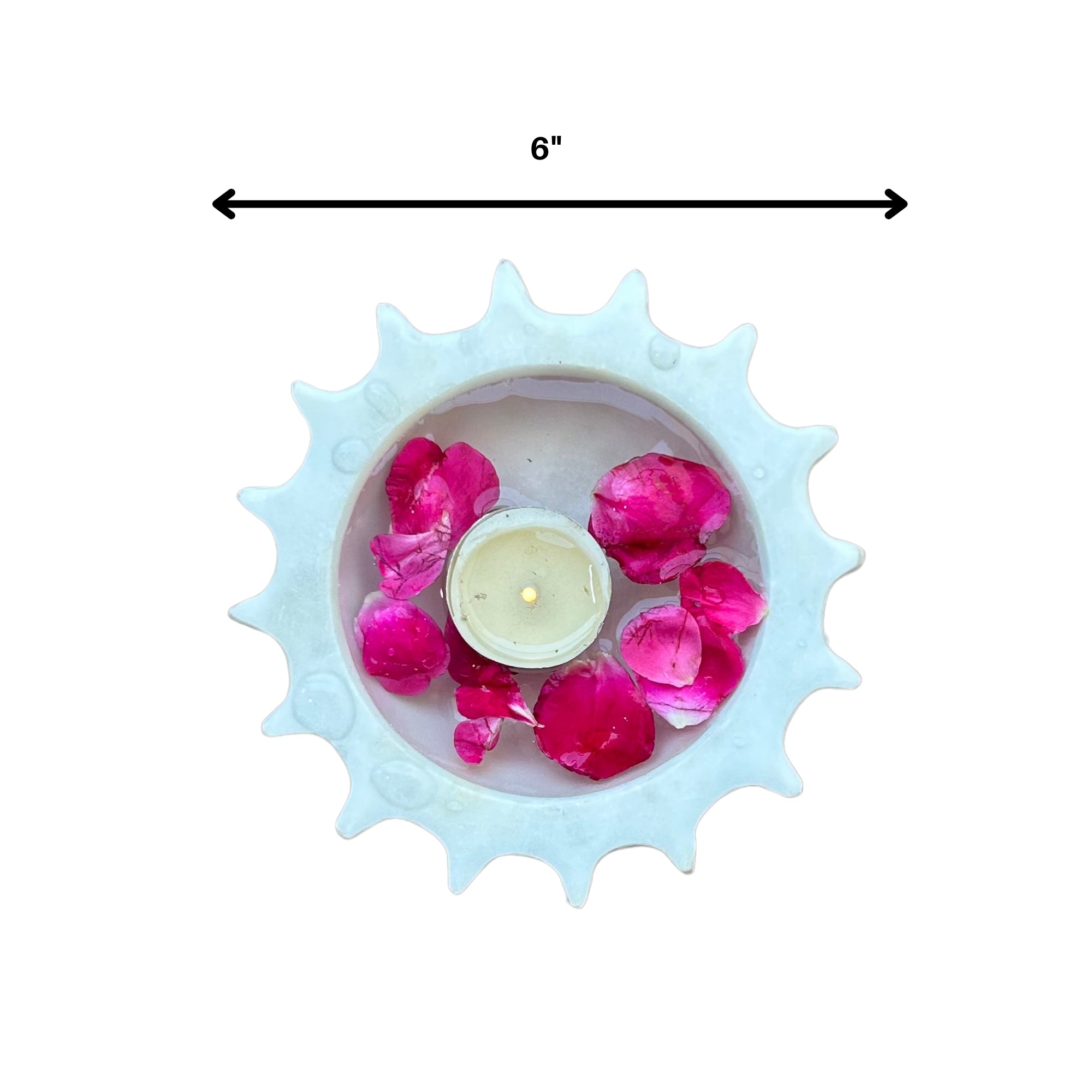Sunburst Marble Urli