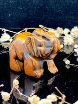 Tiger Eye Elephant Xsmall