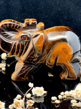 Tiger Eye Elephant Large