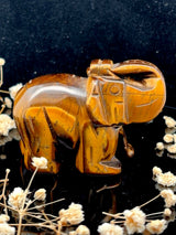 Tiger Eye Elephant Medium